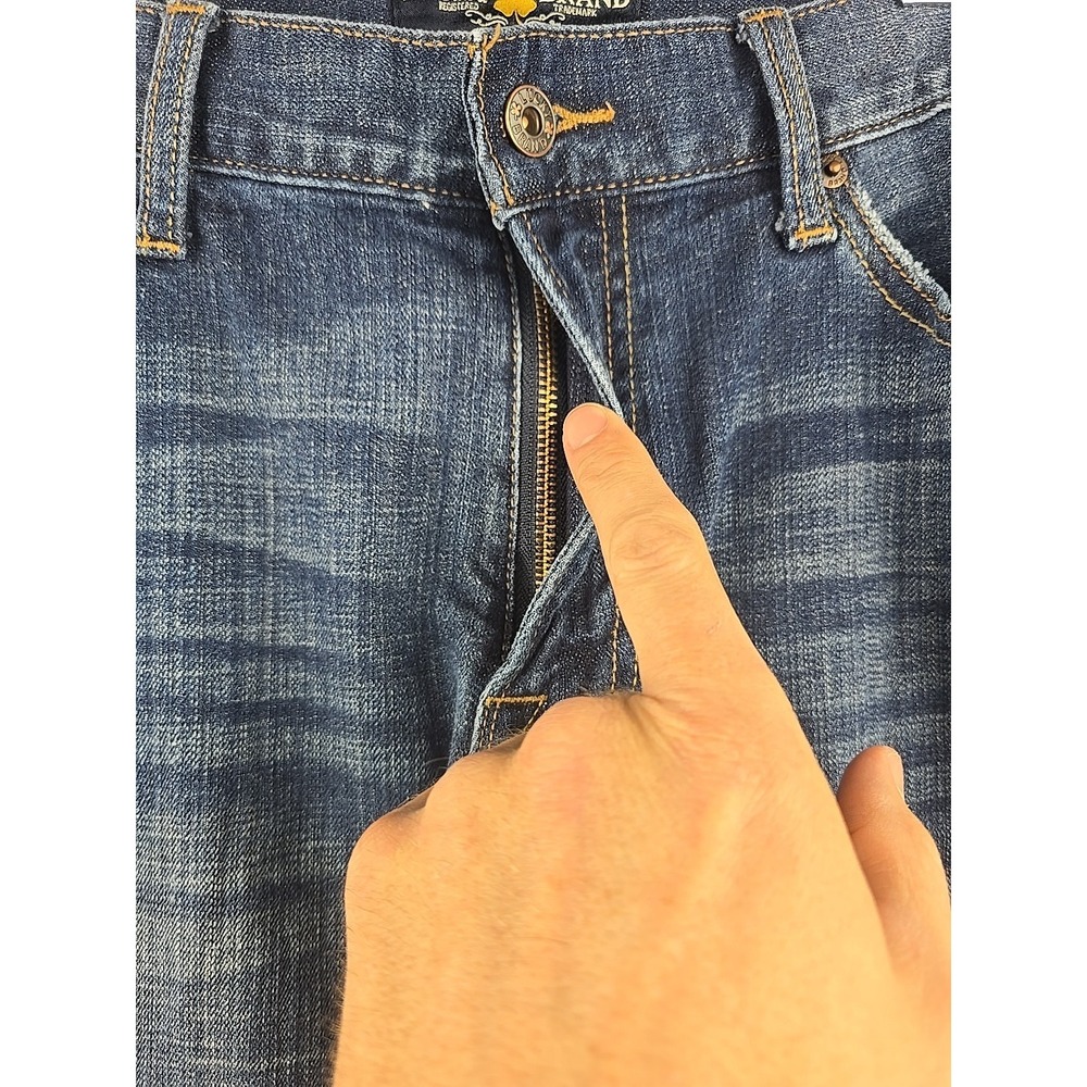 Lucky Brand 361 Vintage Fit Straight Leg Jeans Mens Size 34x30 Blue Stretch - Picture 5 of 11